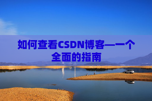 如何查看CSDN博客—一个全面的指南