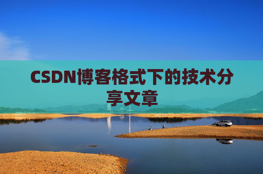 CSDN博客格式下的技术分享文章
