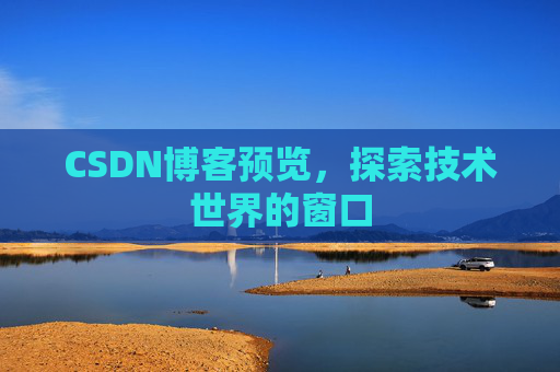 CSDN博客预览，探索技术世界的窗口